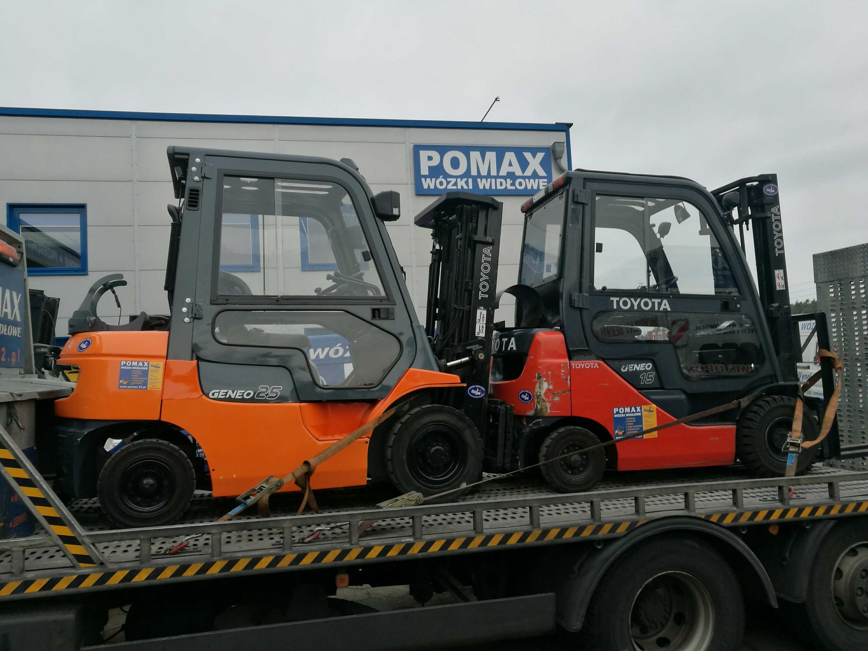 wynajem wózków widłowych 1.5T - 10T z operatorem Wielkopolska POMAX