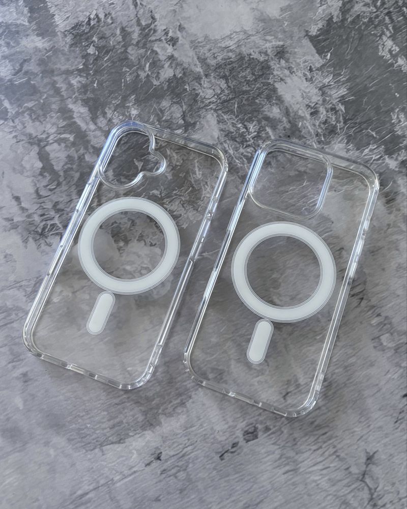 Чехол прозрачный MagSafe на iPhone 16 / Plus / Pro / Max