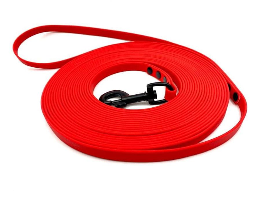 Linka treningowa dla psa 13 mm czerwona 5 metrów