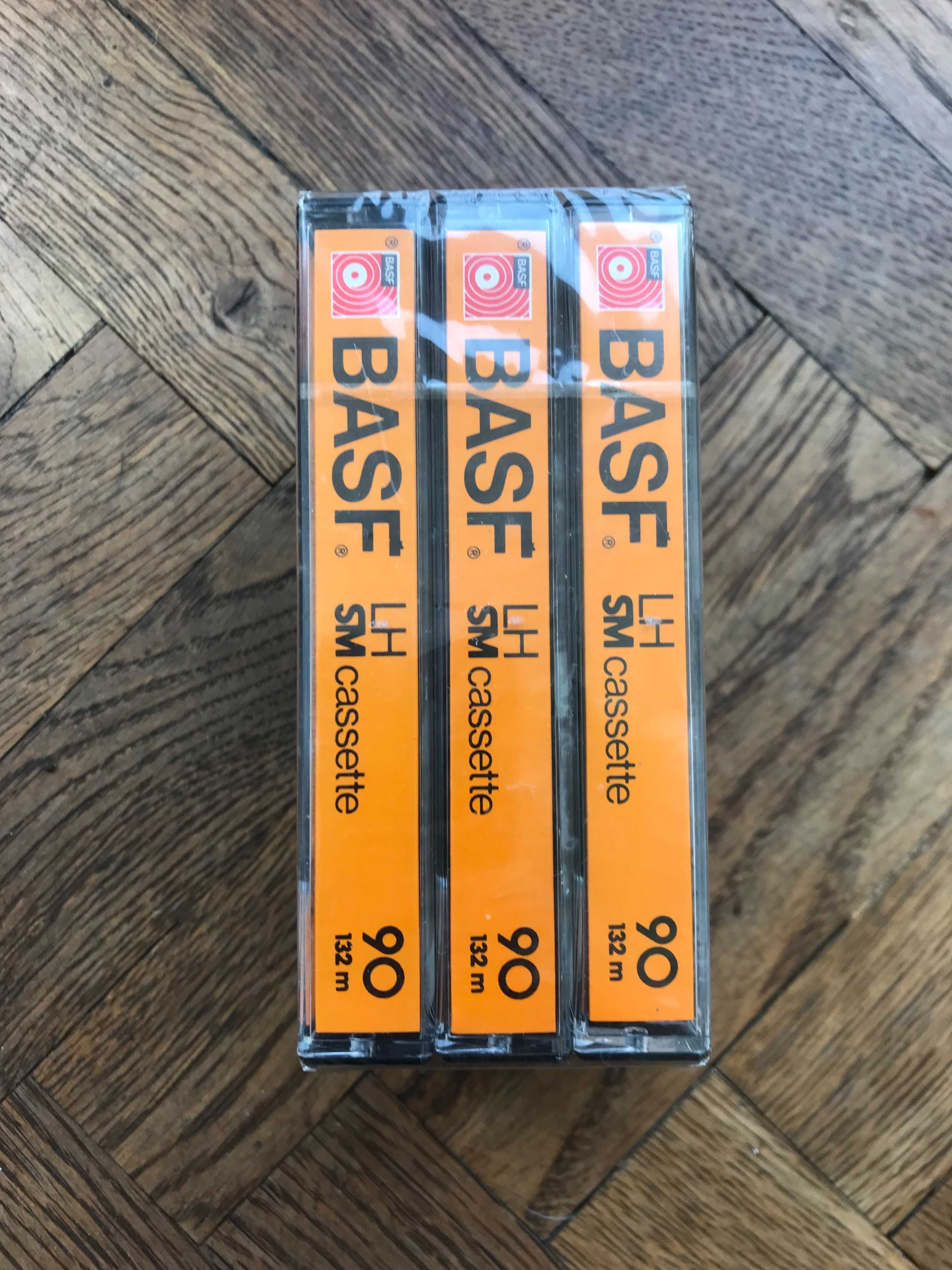 3szt BASF LH SM 90 EUR 77-80 nowe kasety magnetofonowe