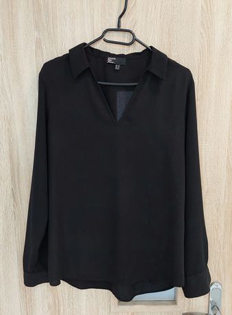 Bluzka damska czarna elegancka L
