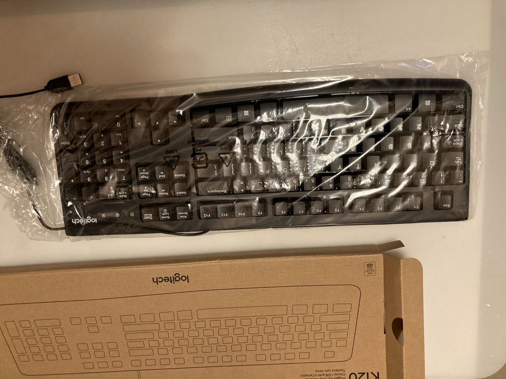 Klawiatura + myszka logitech nowe