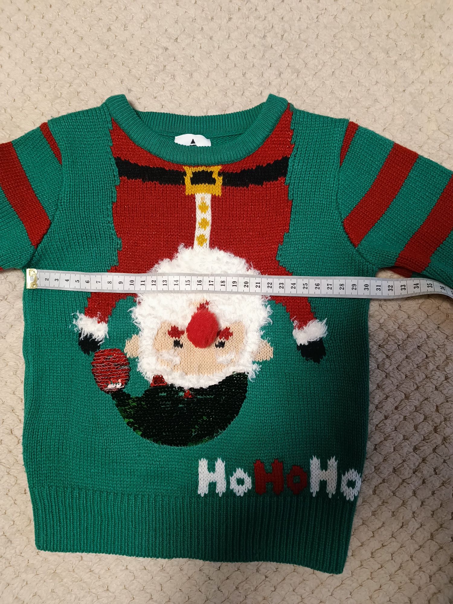 Новогодний свитер George, кофточка H&M для девочки