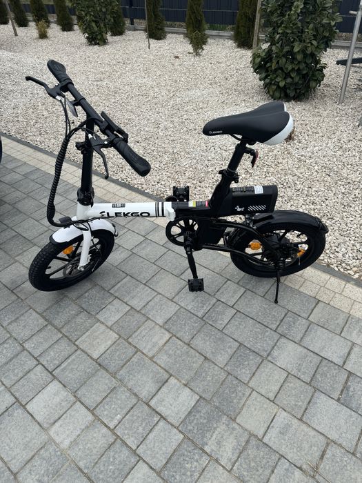 Rower elektryczny składany HITWAY bardzo lekki bateria wyjmowana