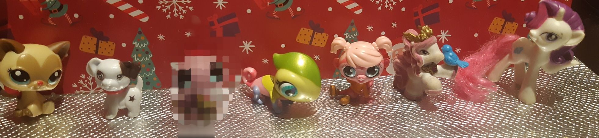 littlest pet shop LPS zestaw figurki my little pony koniki