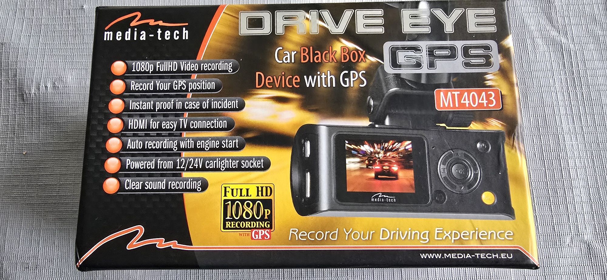 Kamerka samochodowa/ videorejestrator Mediatech MT4043 FHD z GPS