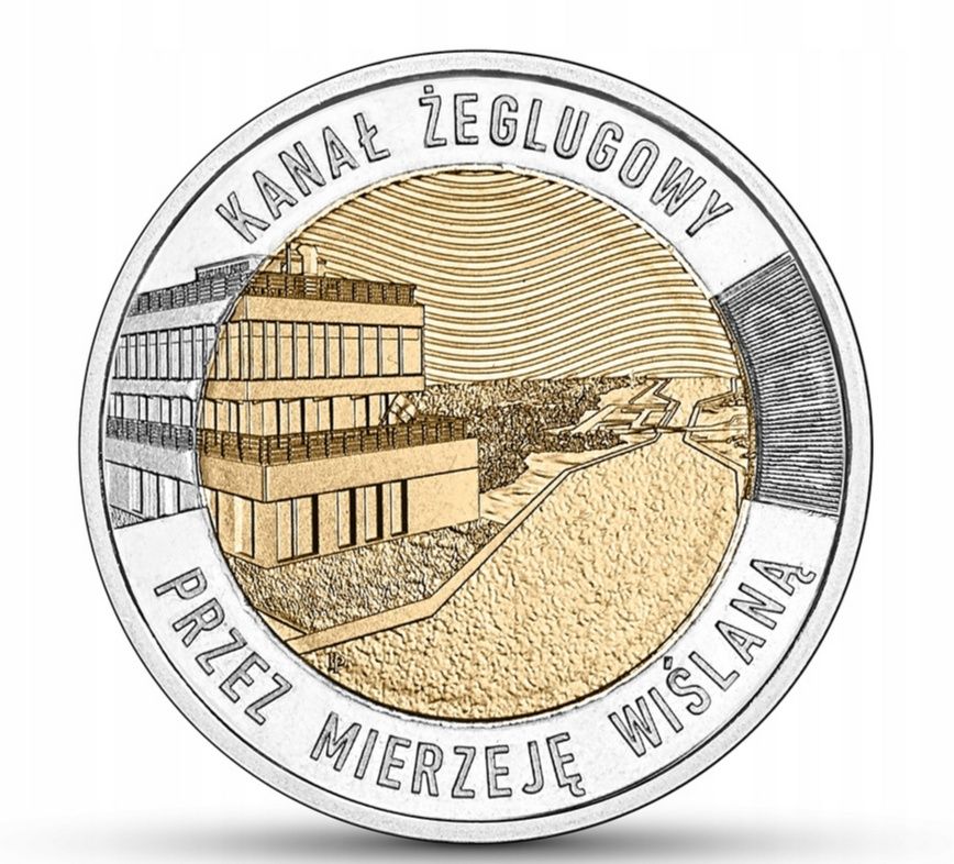 5 zł 2023 - Kanał Mierzei Wiślanej Mennicza (UNC)