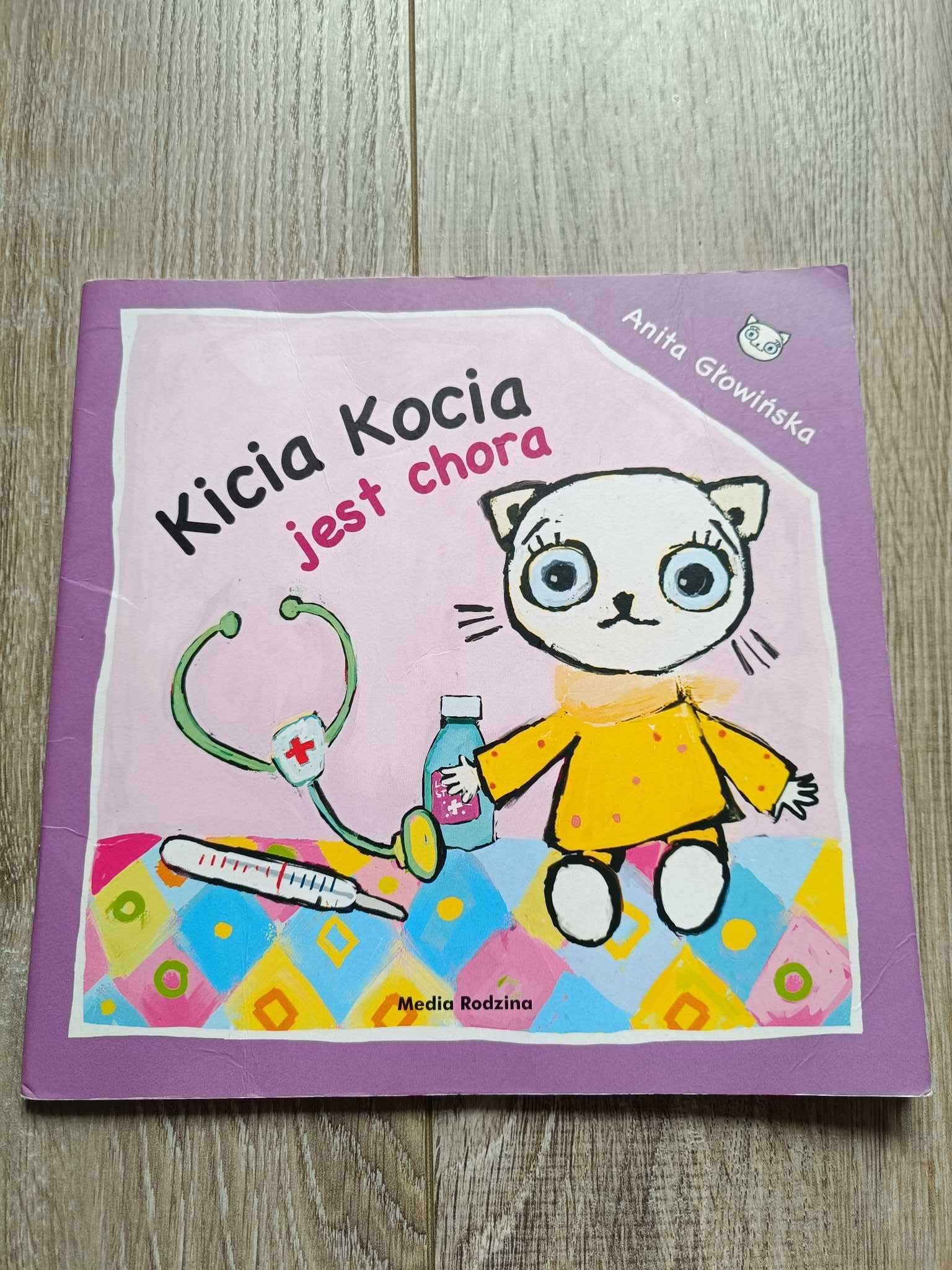 książeczka dla dzieci Kicia kocia jest chora