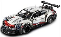 Klocki zdalnie sterowane autko na pilota Porsche 911 modeldo składania