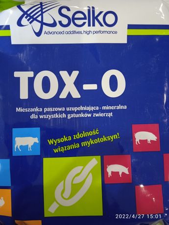 Selko tox-o, preparat na mykotoksyny, mikotoksyny, somatyke