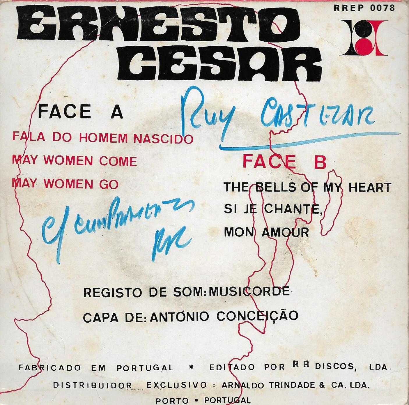 Ernesto César - - - - - Fala do Homem Nascido - - - - - EP