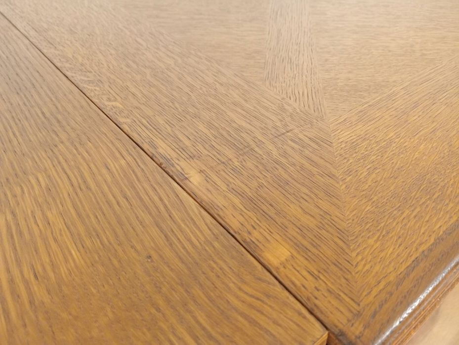 Stół atr deco vintage rozkładany dąb