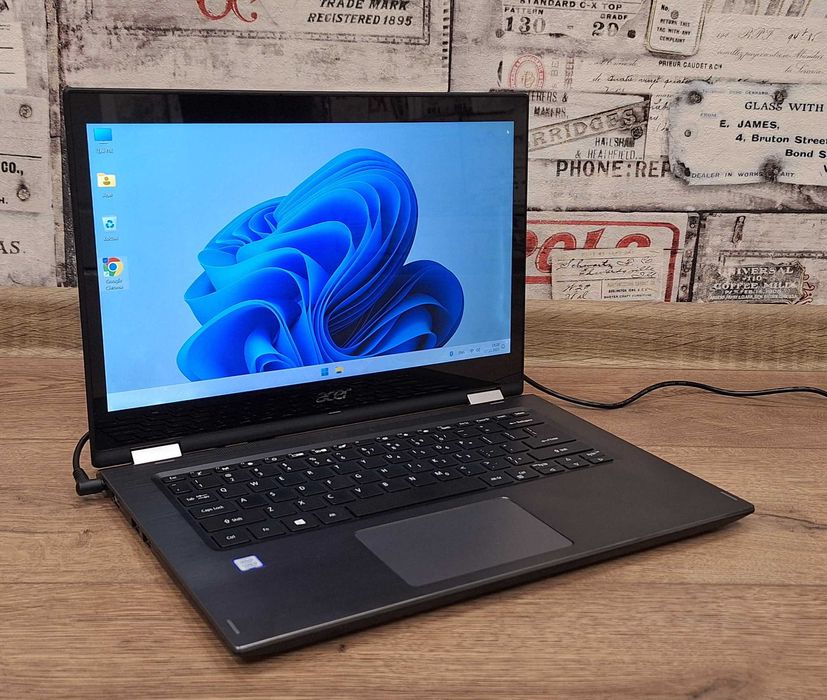 ноутбук трансформер Acer Spin 3 i3-7020U/4/128GB без АКБ
