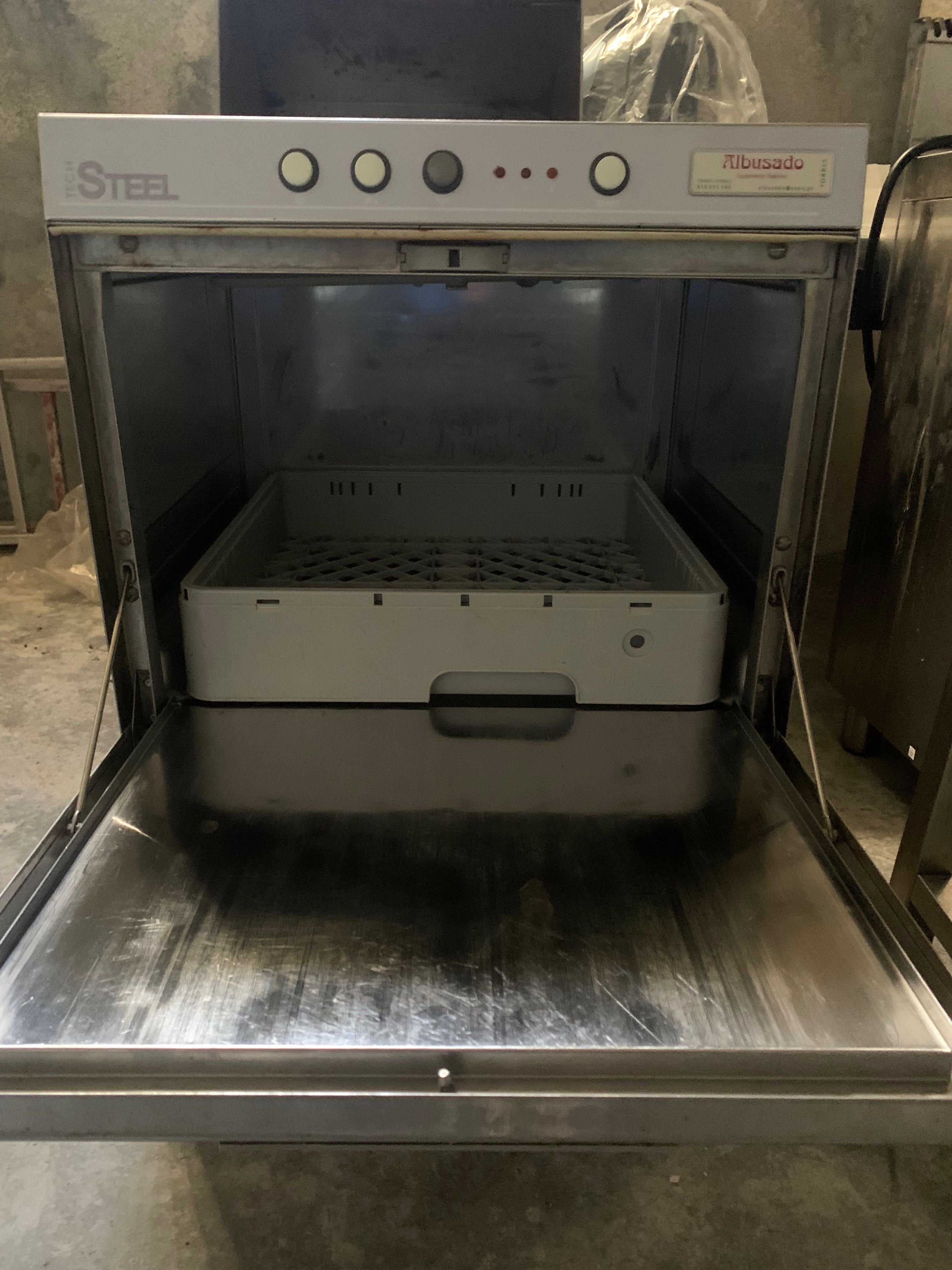 Maquina de lavar industrial steeltech colged para café restaurantes