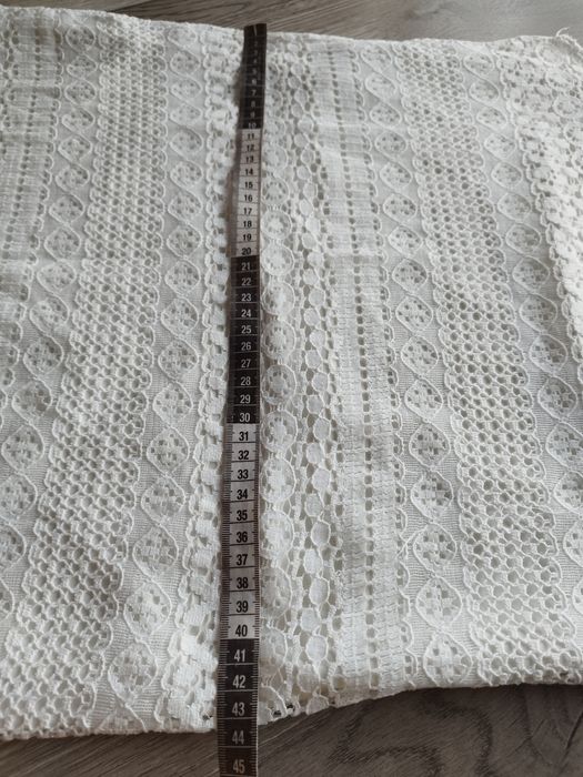 R.L only śmietankowa biała kremowa sukienka koronka wesele komunia chr