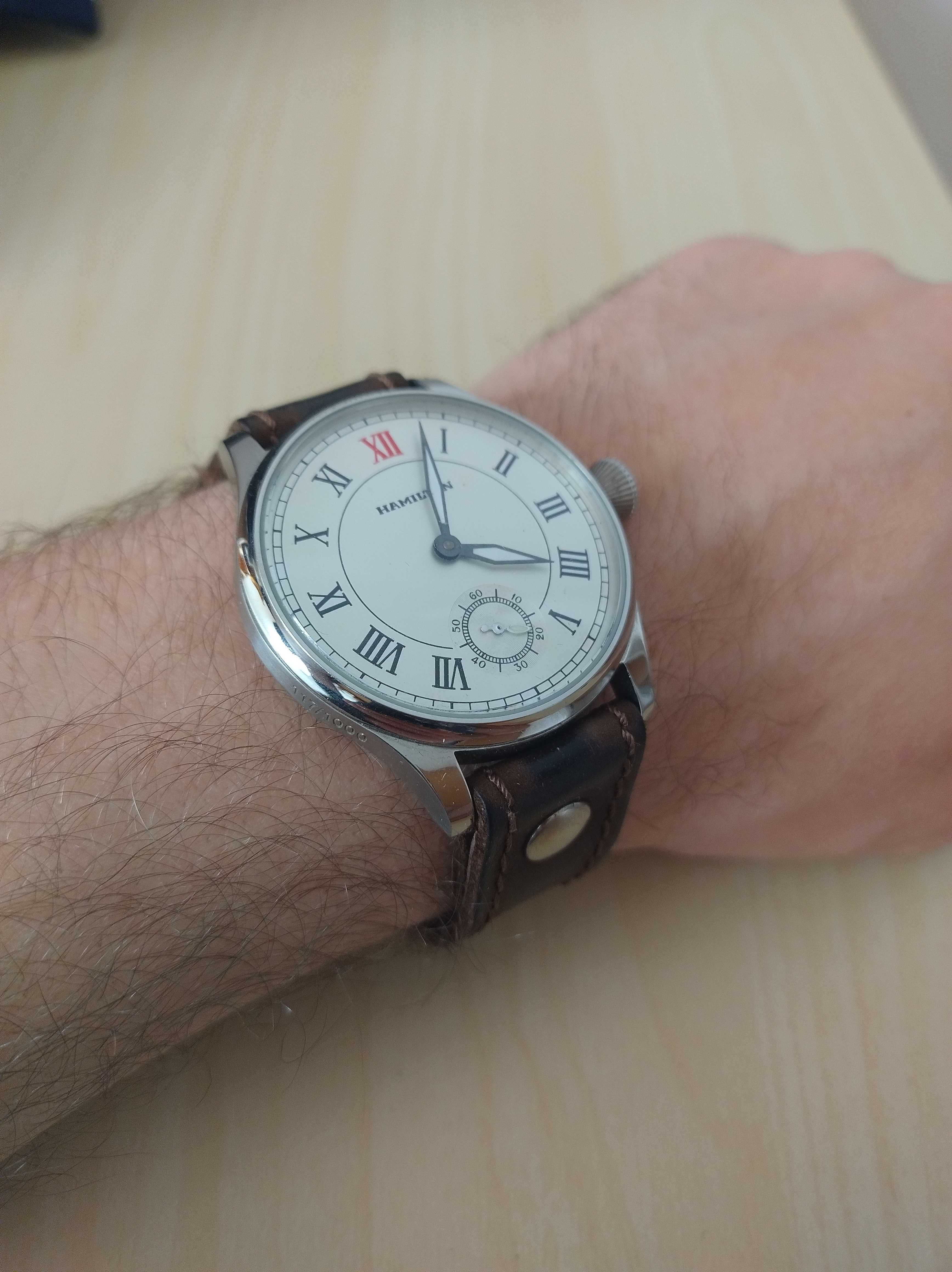 Szwajcarski zegarek mechaniczny - HAMILTON, lata 90