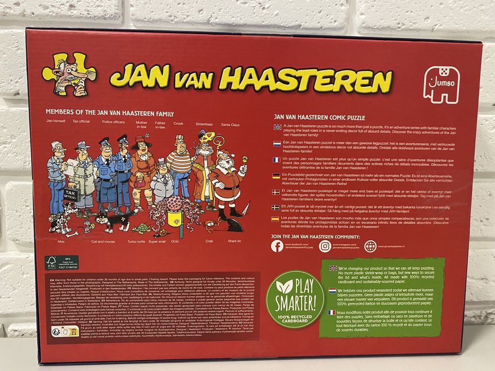 Пазл Jan van Haasteren Santa's Village 1000