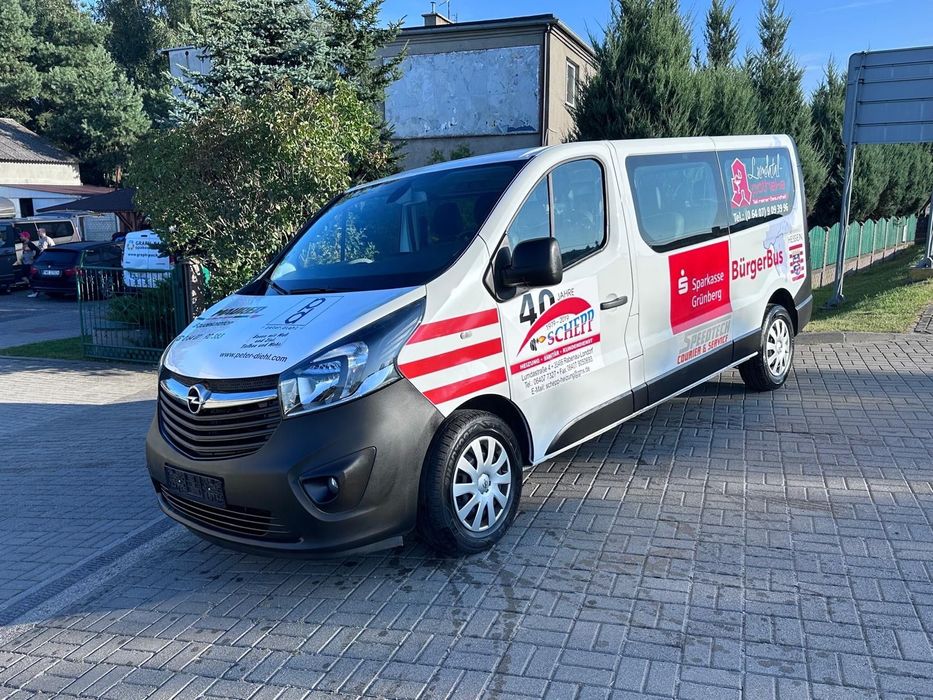 Opel Vivaro * Trafic * 9-osobowy * Nawigacja * Nawiewy z tyłu * L2H1 * Kamera *