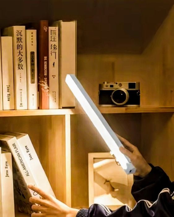 Светильник аккумуляторный 50 см лампа аккумуляторная датчик движения