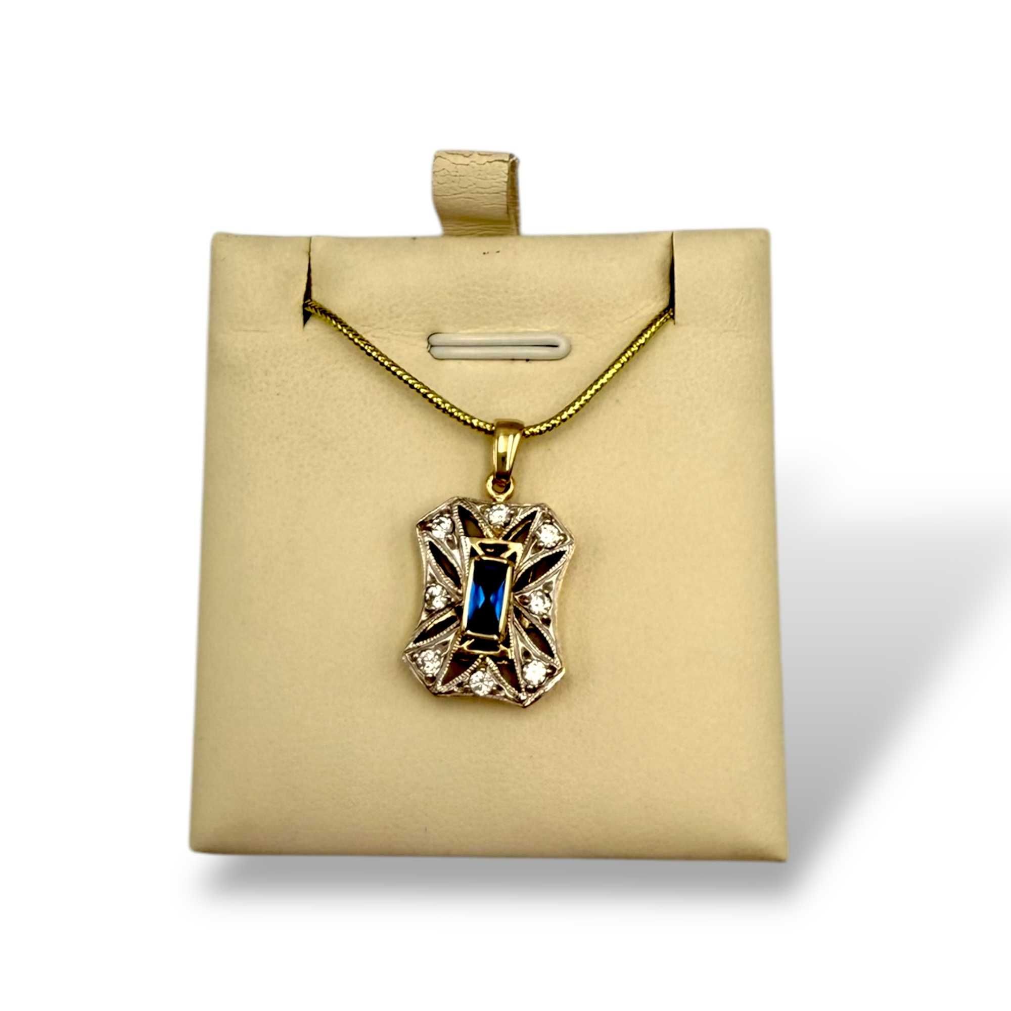 Nieużywana złota zawieszka PR.585 14K
