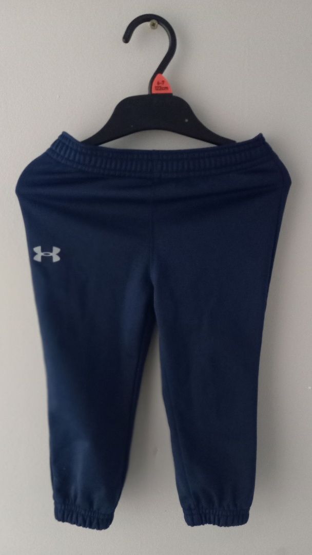 Granatowe spodnie dresowe dresy  12 m under armour