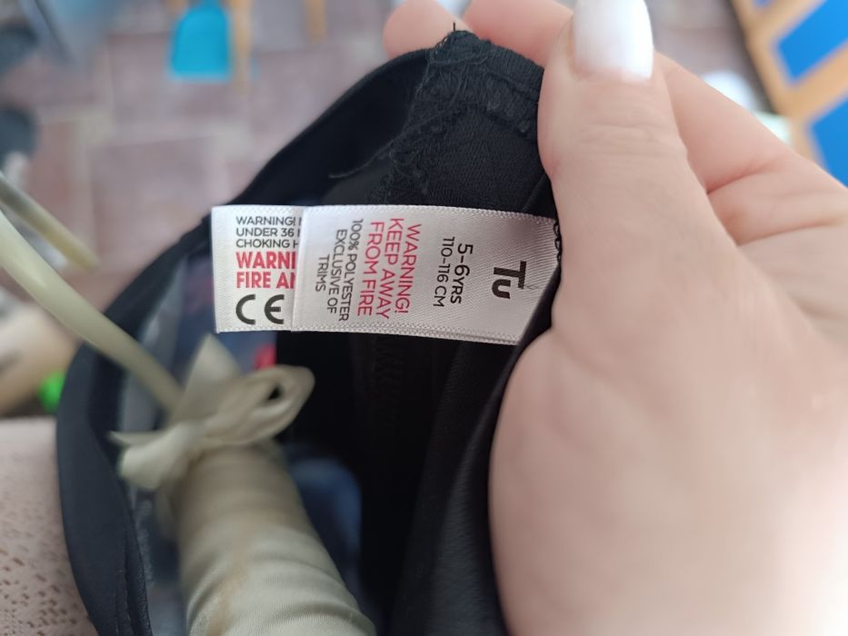 Костюм скилета на девочку 5-6 лет 110-116 на Хеллоуин Хеловин