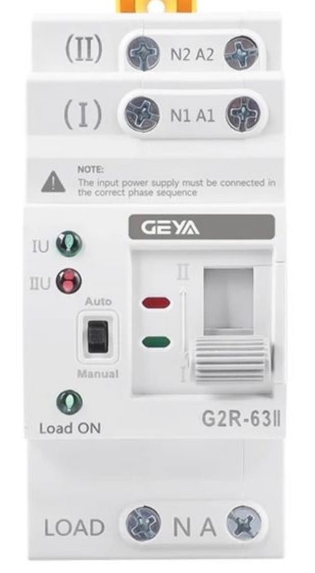 АВР GEYA G2R 63A  + РН TOMZN TOVPD1-60-EC комплект