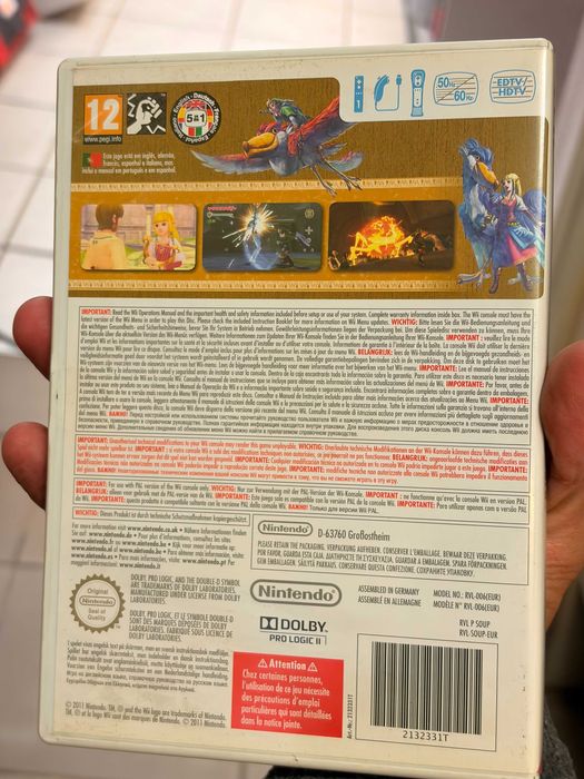 The Legend of Zelda Skyward Sword / Nintendo Wii * Sklep Bytom