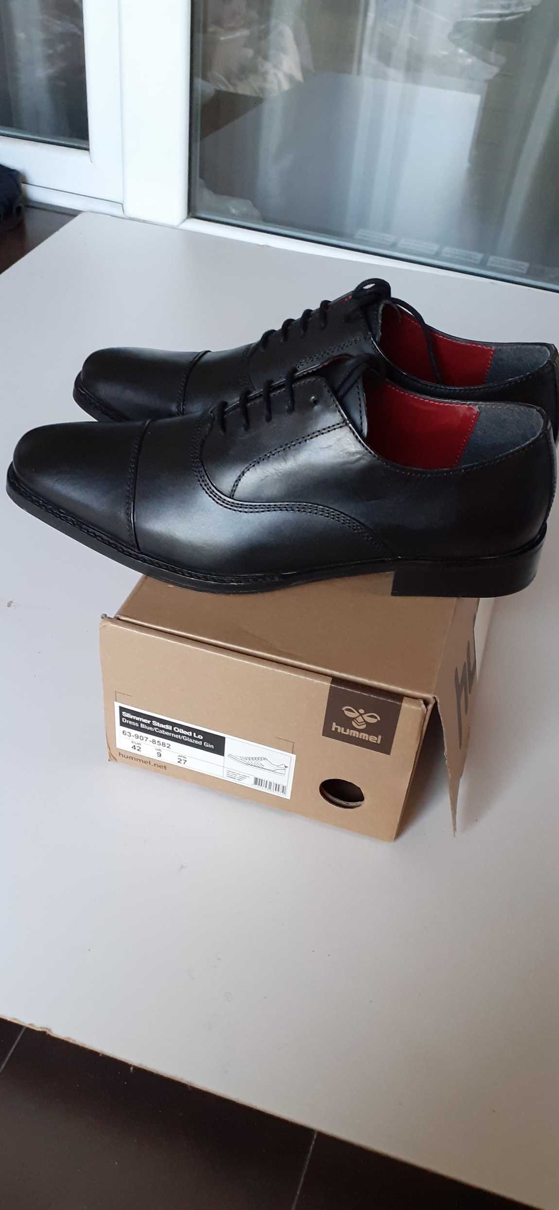 Новые мужские туфли Redfoot Англия черная кожа размер 8 (42)