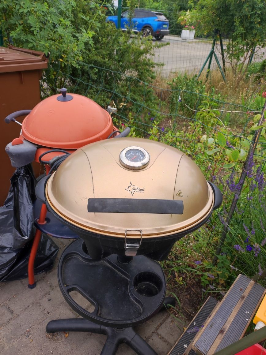Grill elektryczny i węglowy