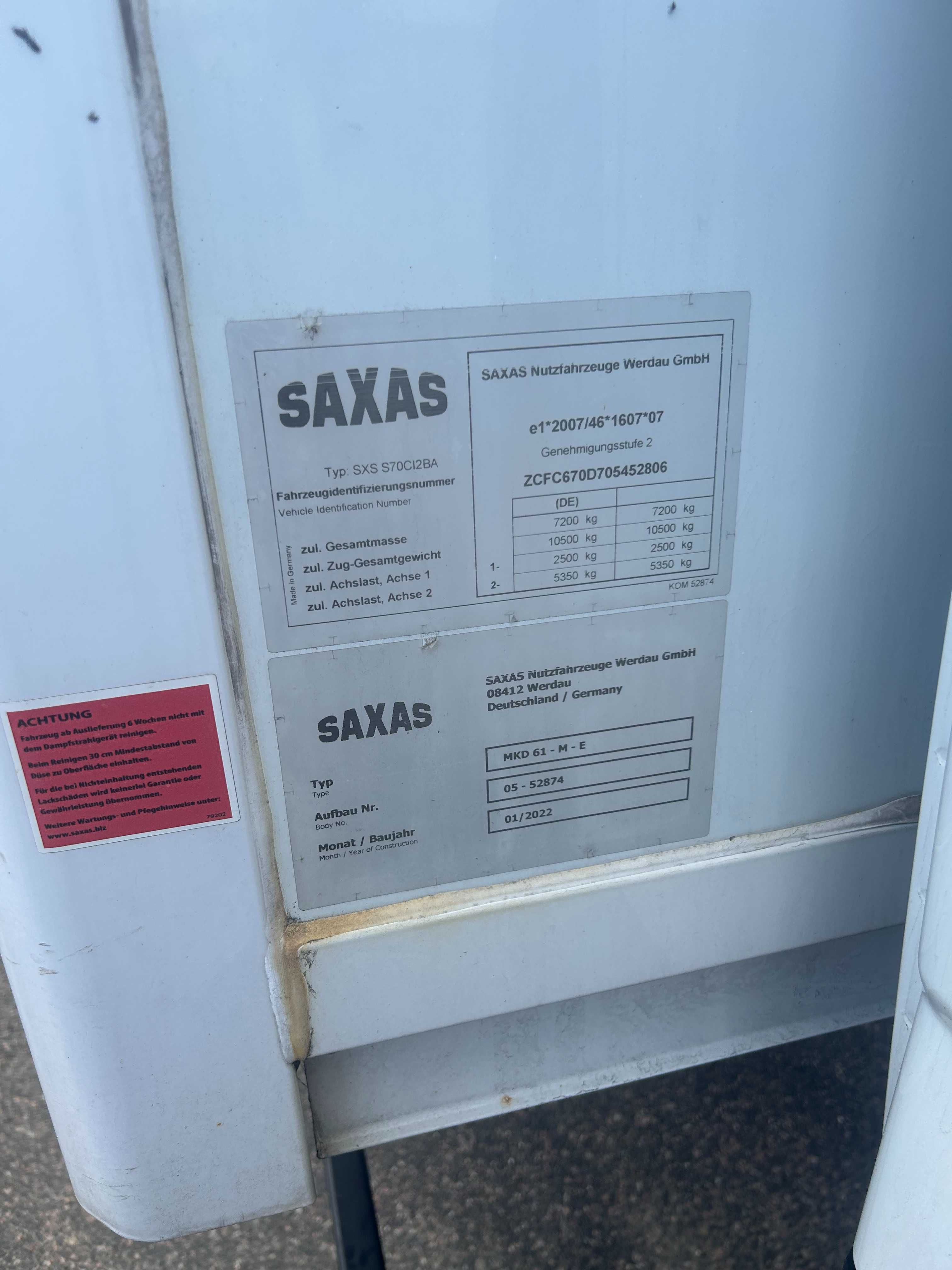 Kontener izoterma na 15 palet 2021r.