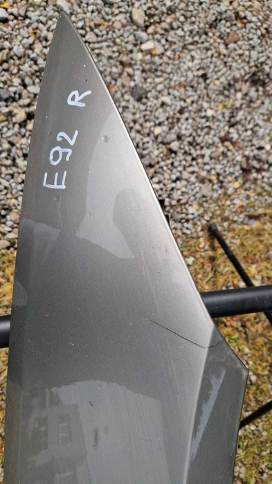 BMW E92 błotnik prawy uszkodzony A53 platin bronze metallic