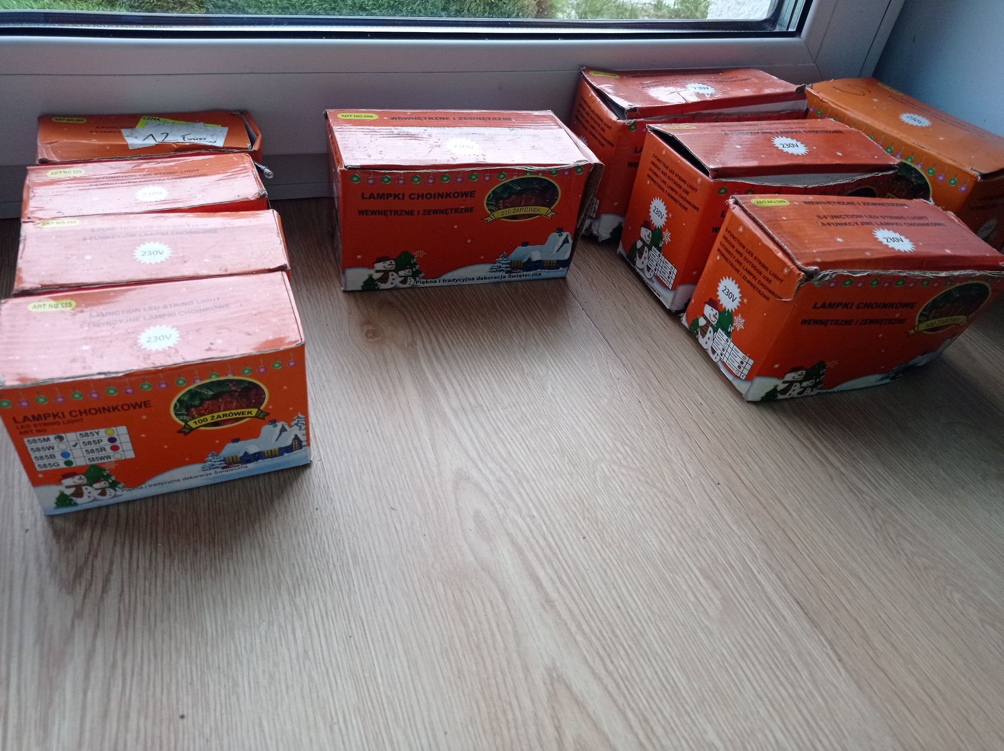 Lampki choinkowe 25, 100, 400 szt. białe, niebieskie i multicolor