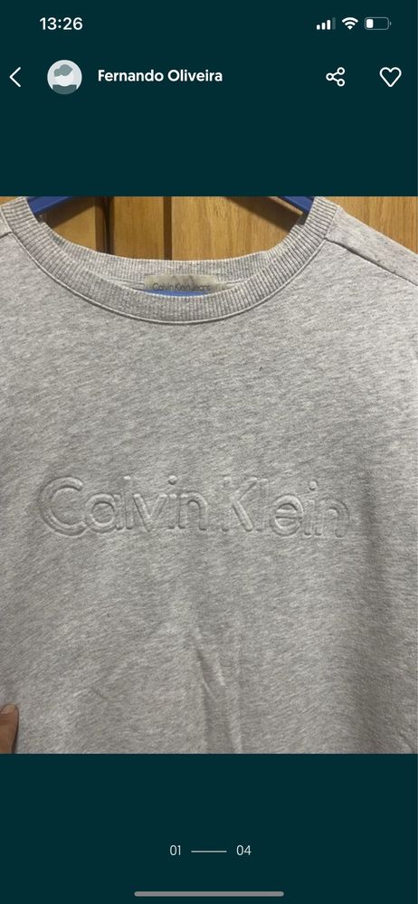 Camisolas Calvin Kleans 2=15€