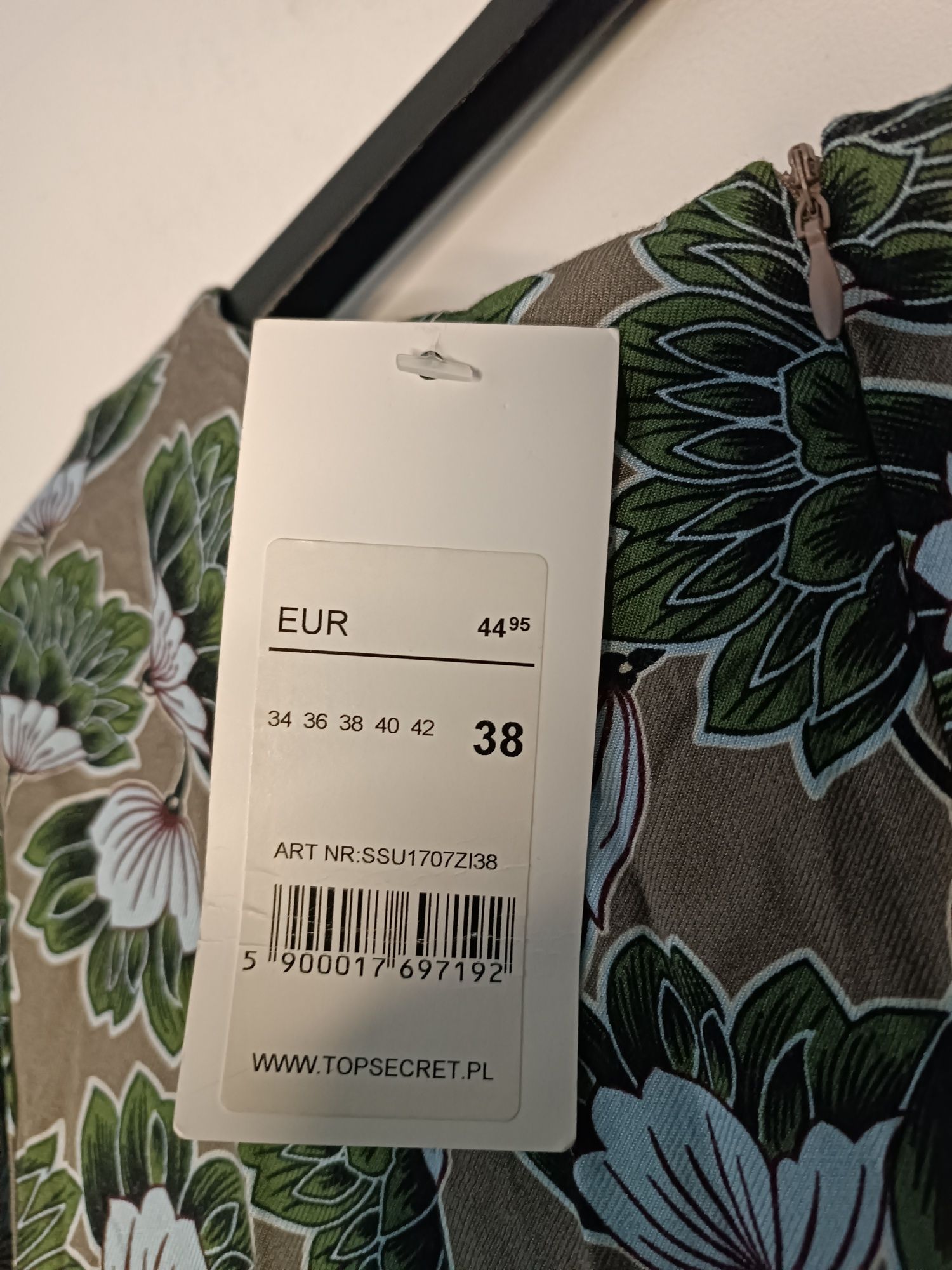 Sukienka midi Boho z kieszeniami top secret