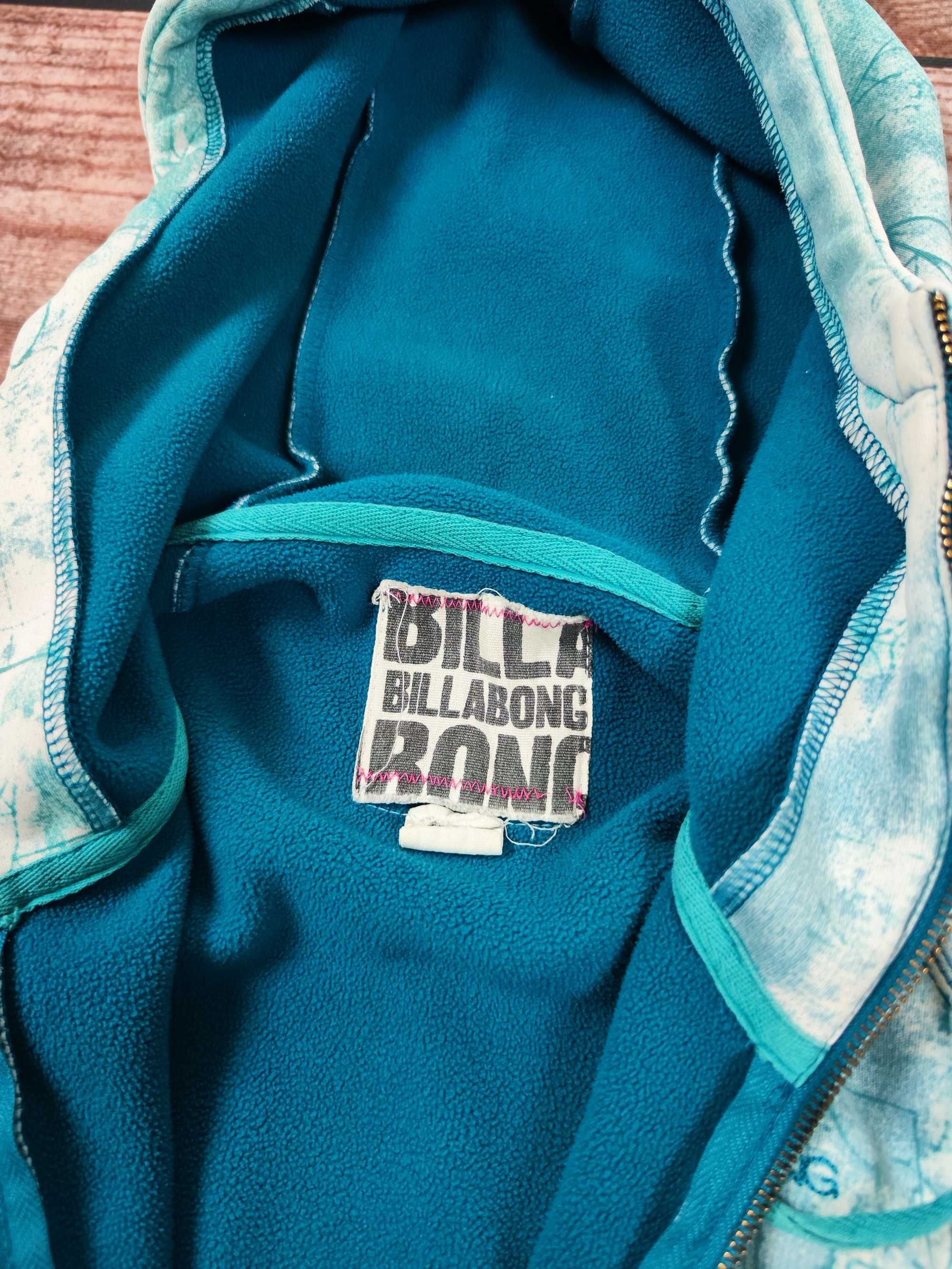 Bluza rozpinana Billabong z kapturem drip drill y2k cyber alternative