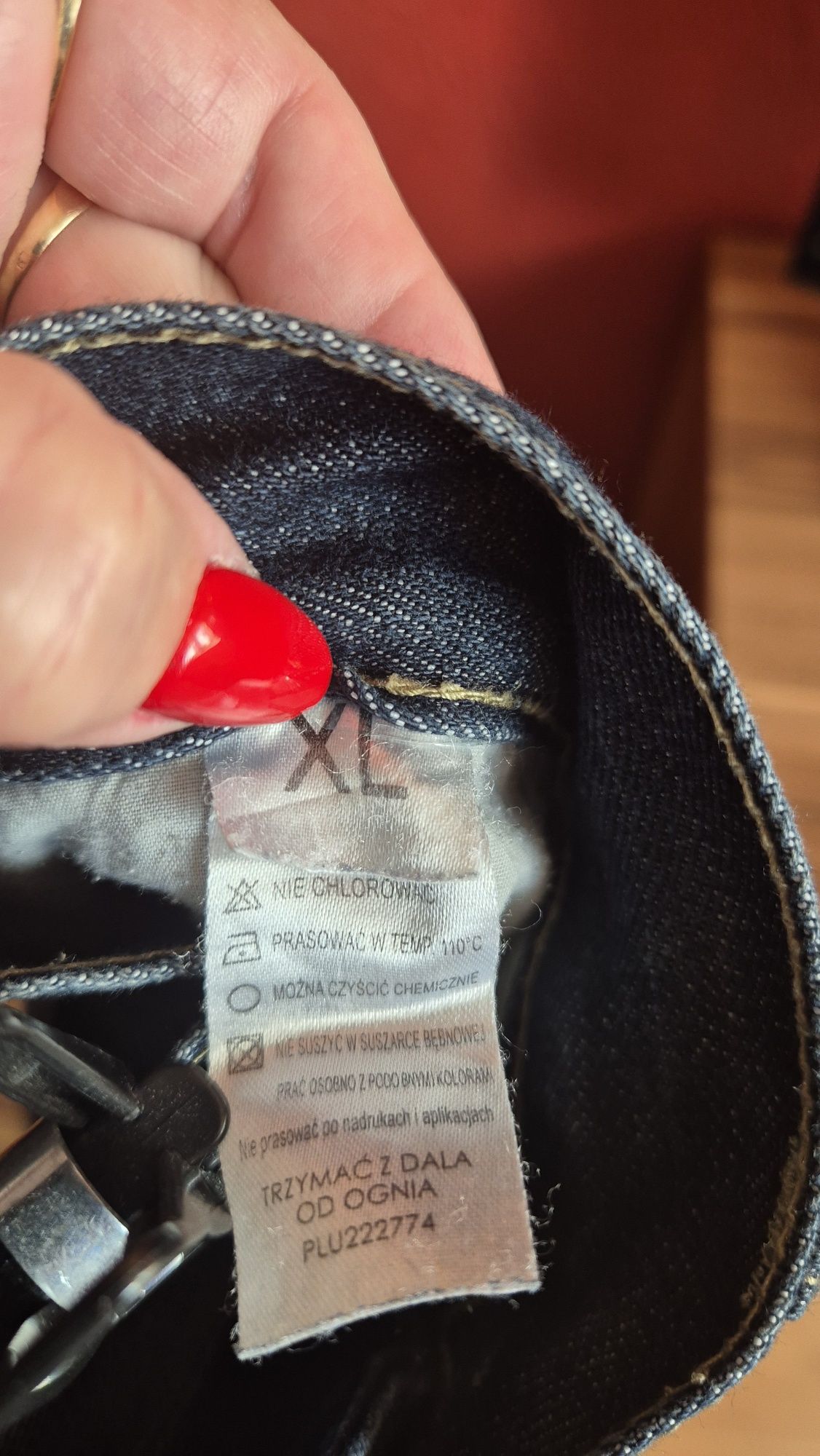 Męskie spodnie jeans rozmiar XL
