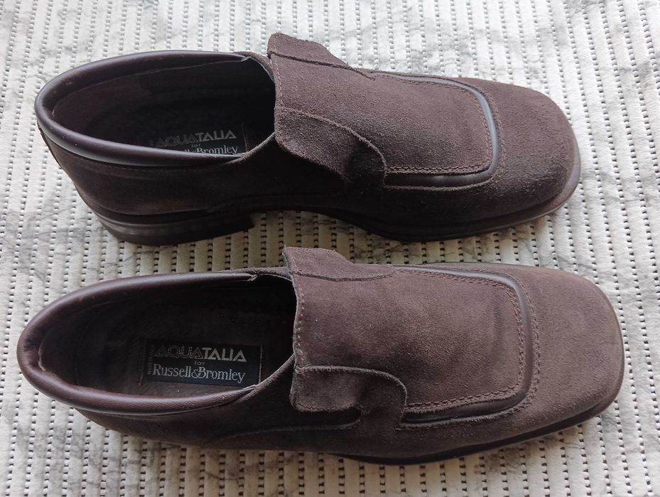 Туфли мужские замшевые. Размер- 43 (EUR-44), Италия.