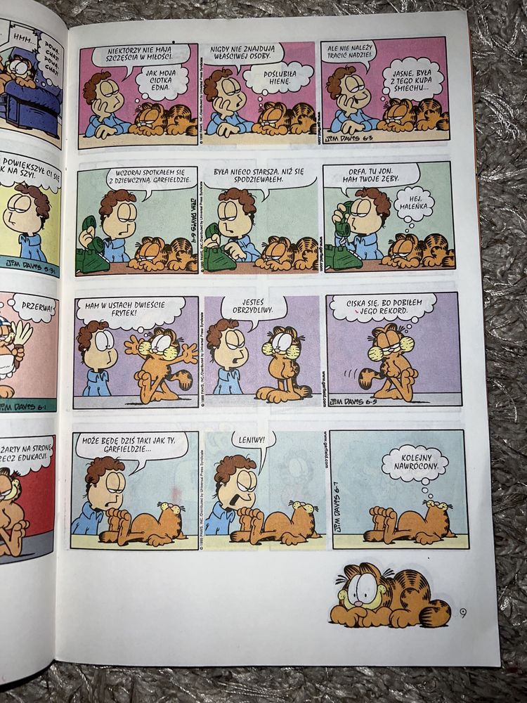 Garfield 6/2000 tom 6 komiks stan bardzo dobry