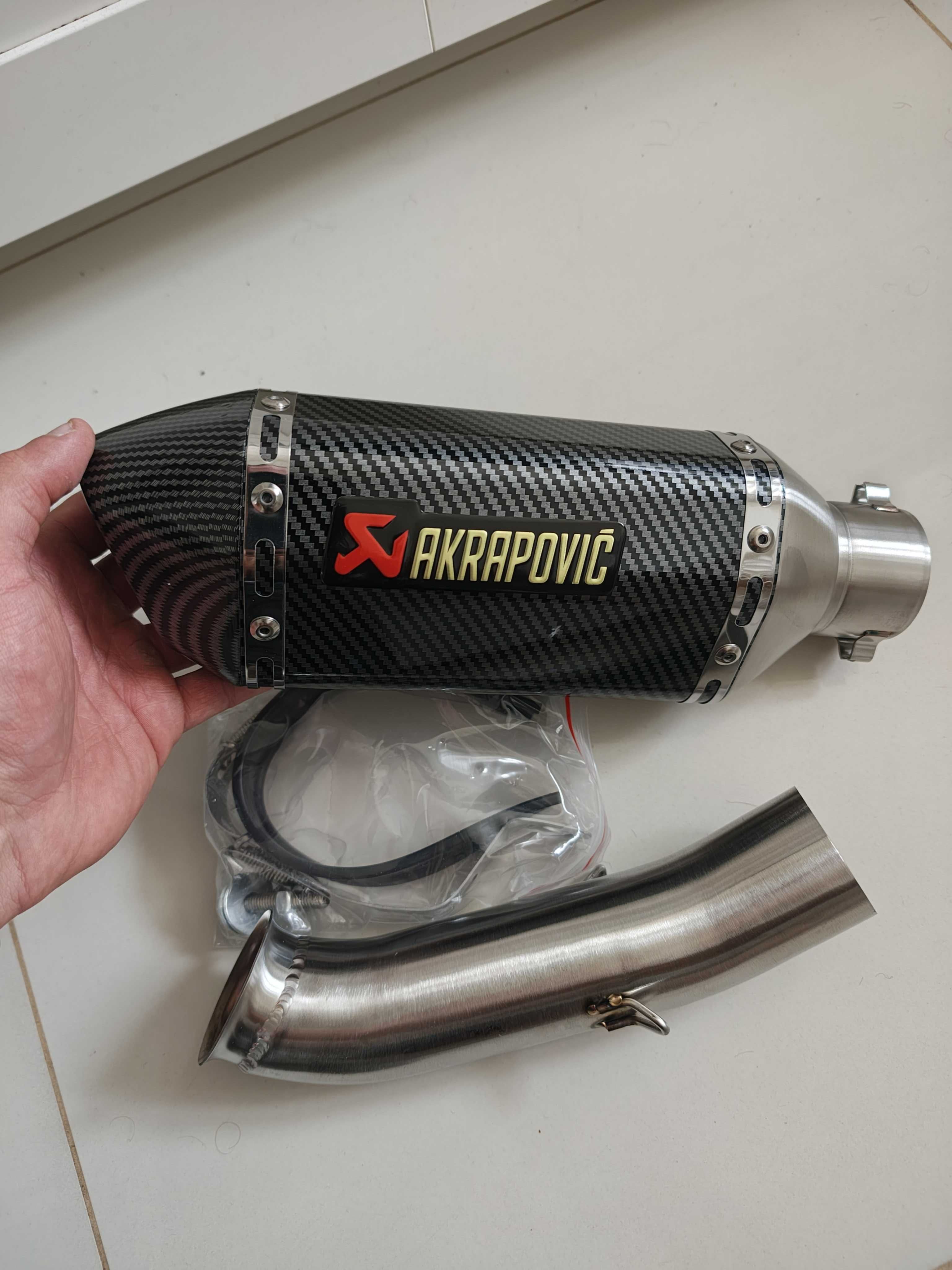 Wydech KTM AKRAPOVIC Duke 125/390, RC, /Yamaha 125/ R3,MT03. NINJA 400
