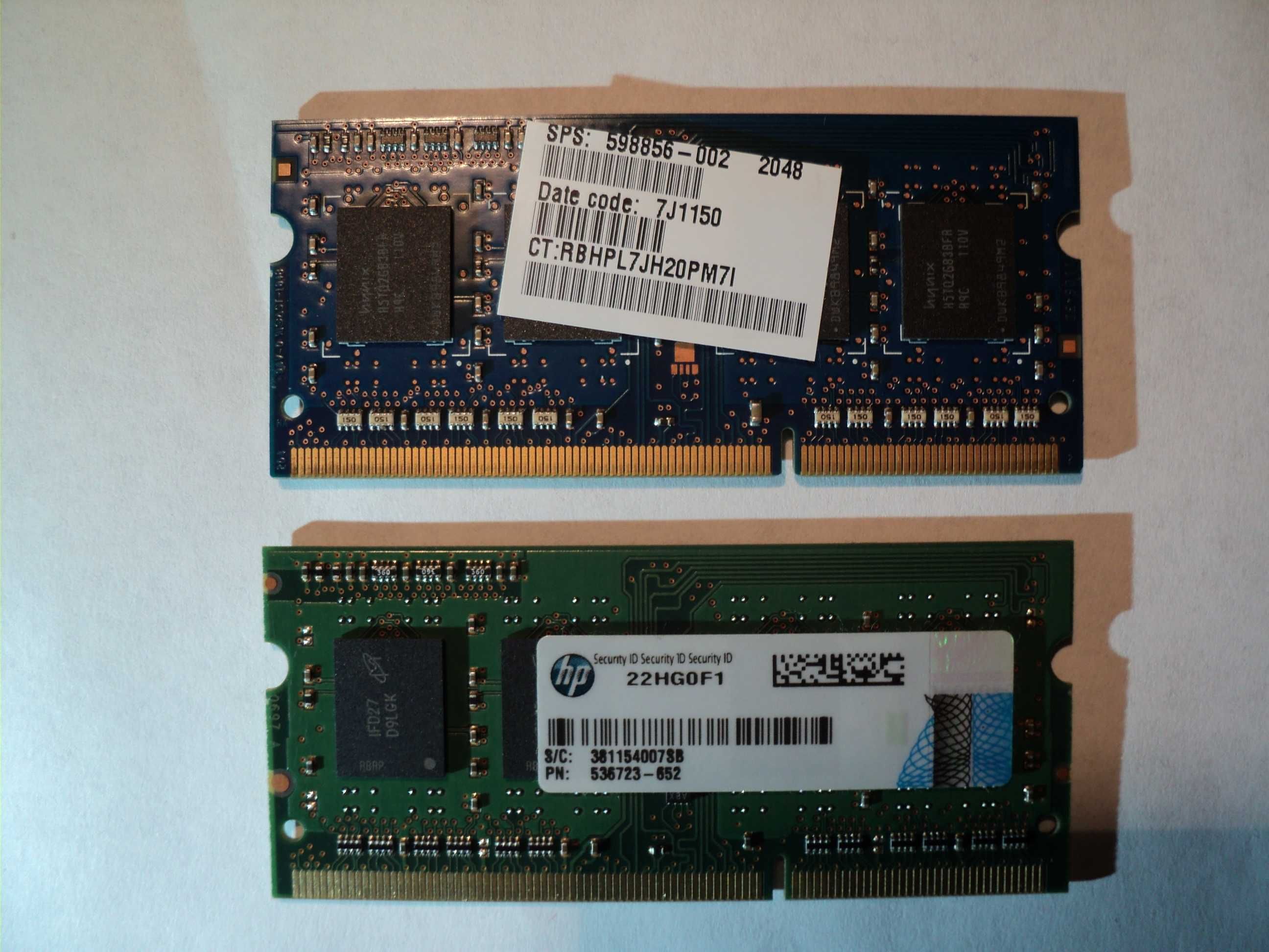 Память для ноутбука SoDimm DDR3 2GB PC3-10600S