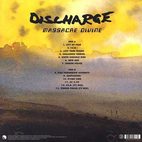 Discharge ‎– Massacre Divine , vermelho  ,2016, selado