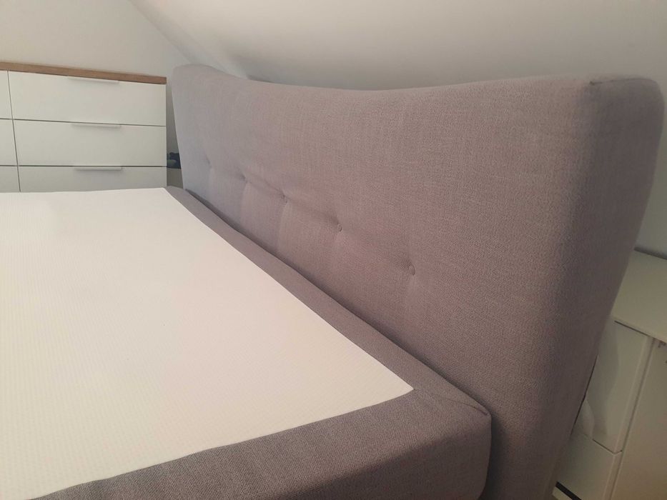 Łóżko kontynentalne kompletne