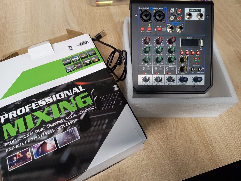 Mixer audio nowy bluetooth