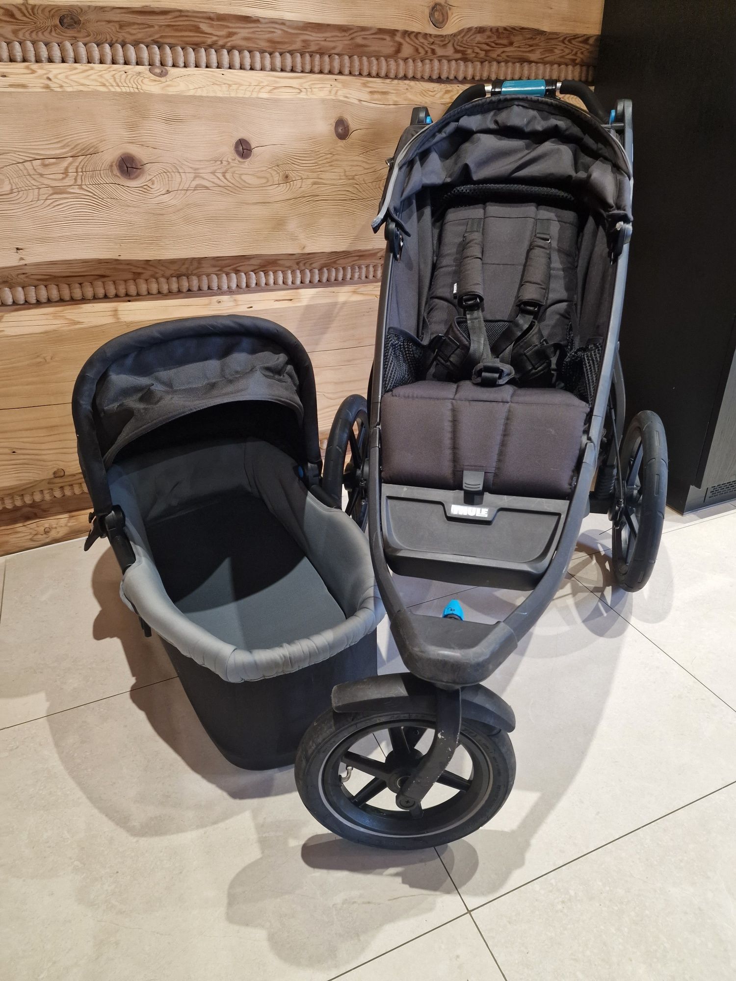 Wózek dziecięcy thulle urban glide 2 spacerówka + gondola