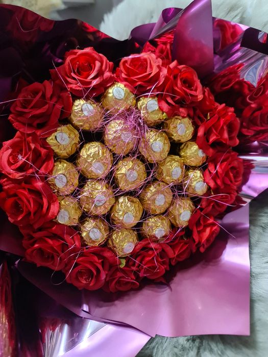 Bukiety jadalne, prezent