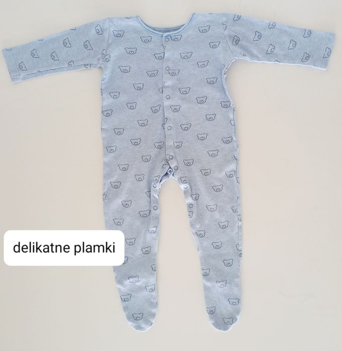 [6 szt.] Pajacyki dla chłopca - r. 80 + 2 GRATIS