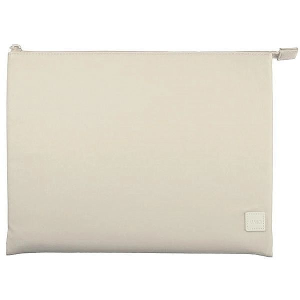 Pokrowiec UNIQ Lyon Waterproof RPET na laptopa 14" - beżowy