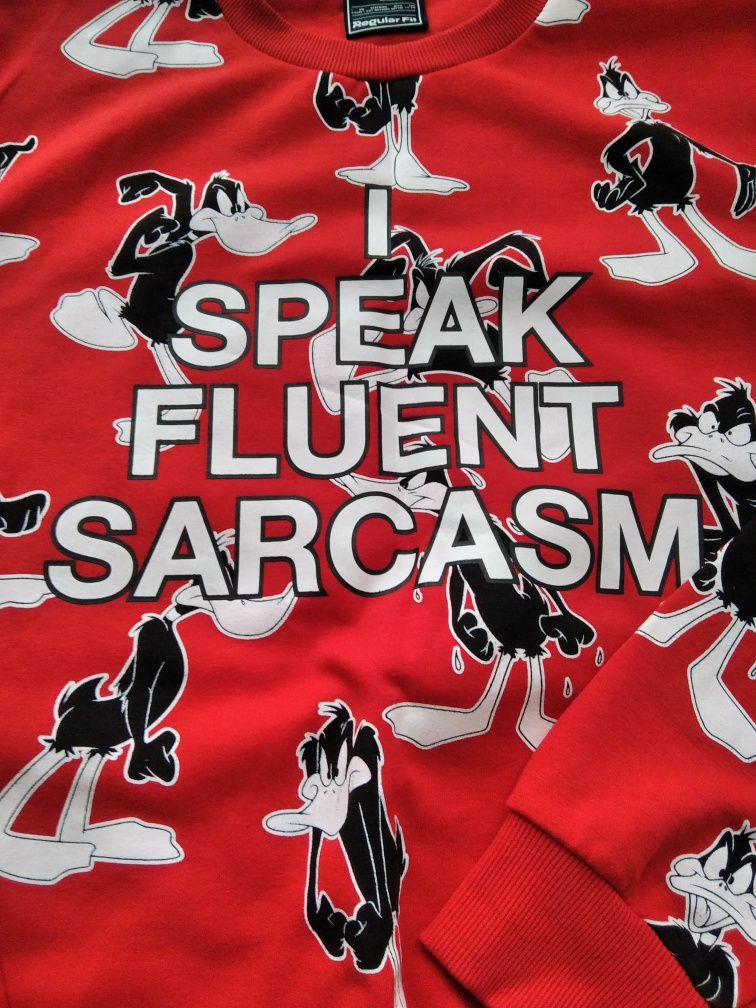 Bluza Daffy duck CROPP XL nowa