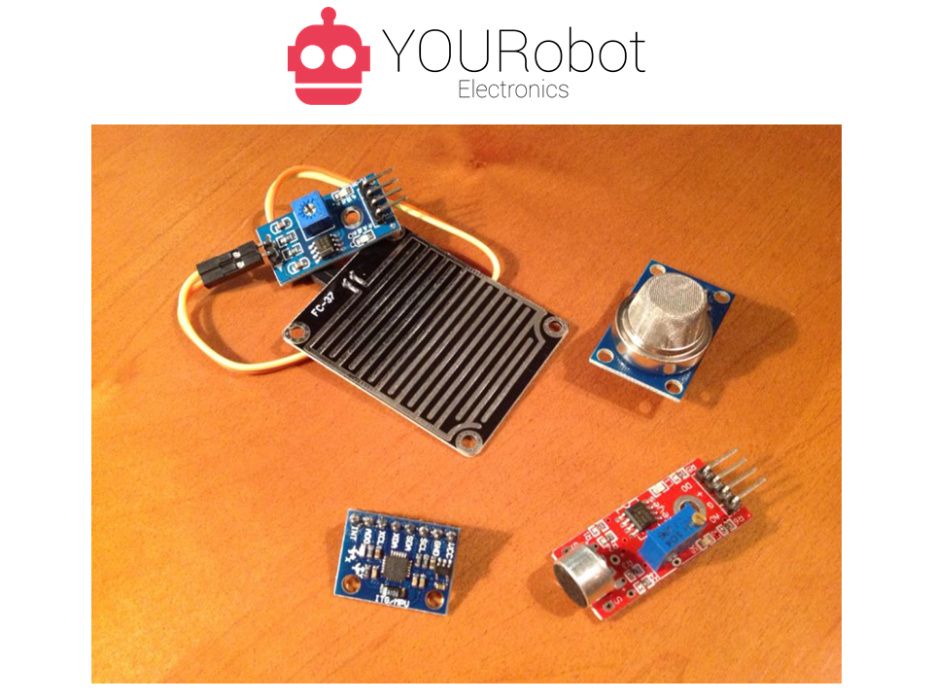 Diversos sensores NOVOS para Arduino (acelerómetro, gases, som, etc)